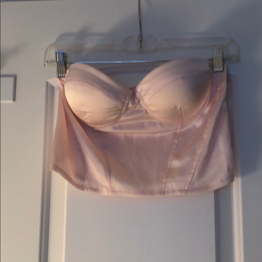 PRINCESS POLLY PINK STRAPLESS BUSTIER